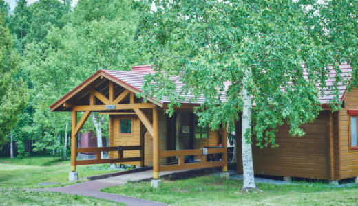北海道で見つけた！キャンプ場のイケてるコテージ！