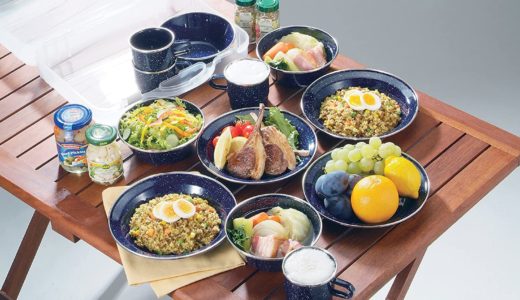 一気に高級料理に変わる！キャンプ用ホーロー食器セット3選！