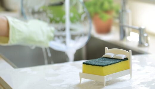 キャンプで使ったものを洗うスポンジの収納はこれだ！